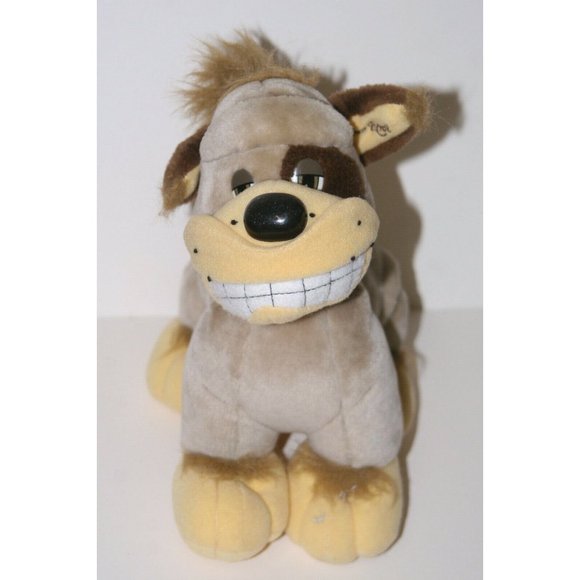 Vintage 1990 Tonka Pooch Patrol 11” SPIKE Stuffed Plush Poseable Lip & Brow HTF - Picture 1 of 7